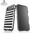 White and Black Stripes iPhone 17 Air Clear Case