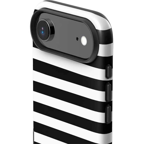 White and Black Stripes iPhone 17 Air Impact Case