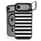 White and Black Stripes iPhone 17 Air Kickstand Case