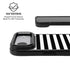 White and Black Stripes iPhone 17 Air Kickstand Case