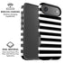 White and Black Stripes iPhone 17 Air Magsafe Impact Case