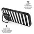 White and Black Stripes iPhone 17 Kickstand Case
