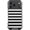White and Black Stripes iPhone 17 Pro Clear Case