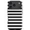 White and Black Stripes iPhone 17 Pro Impact Case