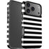 White and Black Stripes iPhone 17 Pro Impact Case
