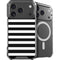 White and Black Stripes iPhone 17 Pro MagSafe Case