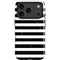White and Black Stripes iPhone 17 Pro Magsafe Impact Case