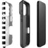 White and Black Stripes iPhone 17 Pro Magsafe Impact Case