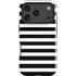 White and Black Stripes iPhone 17 Pro Max Impact Case