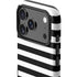 White and Black Stripes iPhone 17 Pro Max Impact Case
