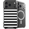 White and Black Stripes iPhone 17 Pro Max MagSafe Case