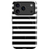 White and Black Stripes iPhone 17 Pro Max Magsafe Impact Case