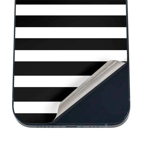White and Black Stripes iPhone 17 Skin