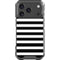 White and Black Stripes iPhone 18 Pro Clear Case