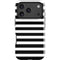 White and Black Stripes iPhone 18 Pro Impact Case