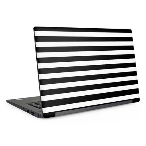 White and Black Stripes Dell Latitude Skin