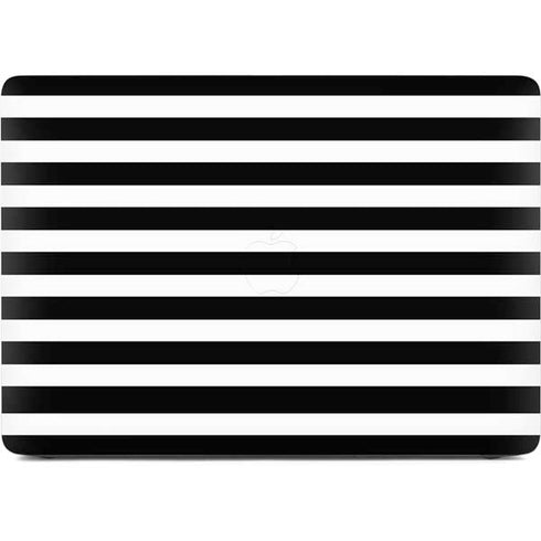 White and Black Stripes Apple MacBook Air Skin