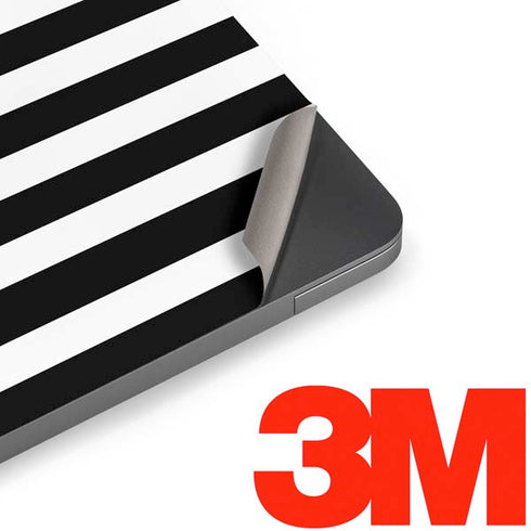 White and Black Stripes Apple MacBook Air Skin