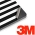 White and Black Stripes Apple MacBook Air Skin