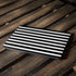 White and Black Stripes Apple MacBook Air Skin