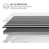 White and Black Stripes MacBook Pro 14in (2021-24) Case plus Skin