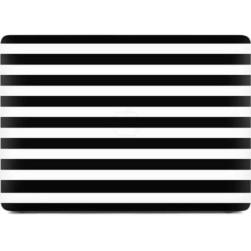 White and Black Stripes Apple MacBook Pro 16-inch Skin