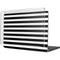 White and Black Stripes MacBook Cases