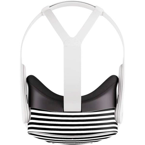 White and Black Stripes Meta Quest 3S Skin