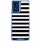 White and Black Stripes Moto G 5G (2024) Clear Case