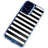 White and Black Stripes Moto G 5G (2024) Clear Case