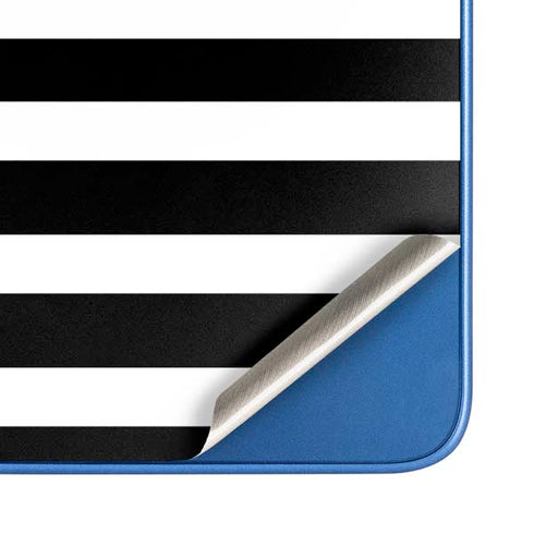 White and Black Stripes Moto G Play 4G (2024) Skin