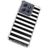 White and Black Stripes Moto G Stylus 5G (2025) Clear Case