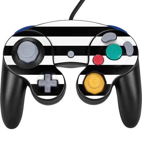 White and Black Stripes Nintendo Skins