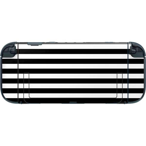 White and Black Stripes Nintendo Switch 2 (2025) with Joy-Con Skin