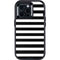White and Black Stripes Otterbox Defender iPhone Skin