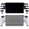 White and Black Stripes PlayStation Portal Remote Player Skin