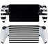 White and Black Stripes PlayStation PS5 Skins