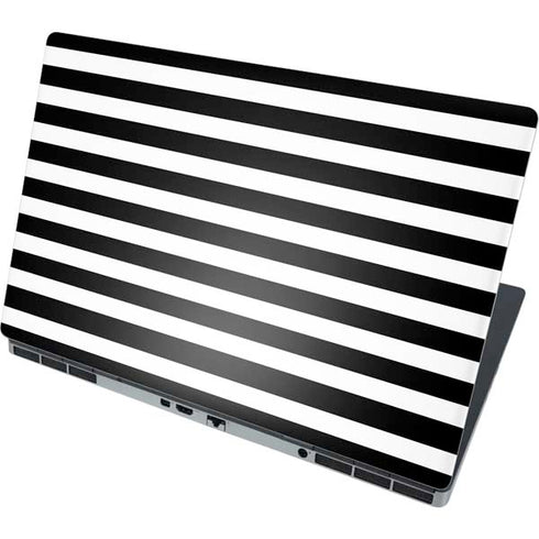 White and Black Stripes Dell Precision Skin