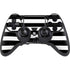 White and Black Stripes PlayStation PS4 Skins