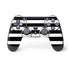 White and Black Stripes PlayStation PS4 Skins
