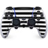 White and Black Stripes PlayStation PS5 Skins