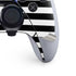 White and Black Stripes PS5 DualSense Edge Pro Controller Skin