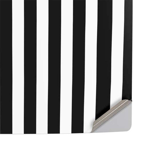 White and Black Stripes PS5 Pro Console Skin