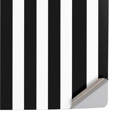 White and Black Stripes PS5 Pro Disk Console Skin