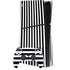 White and Black Stripes PlayStation PS5 Skins