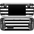 White and Black Stripes Steam Deck Handheld Gaming Computer Skin