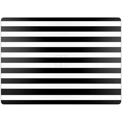 White and Black Stripes Surface Laptop 7 13.8in Skin