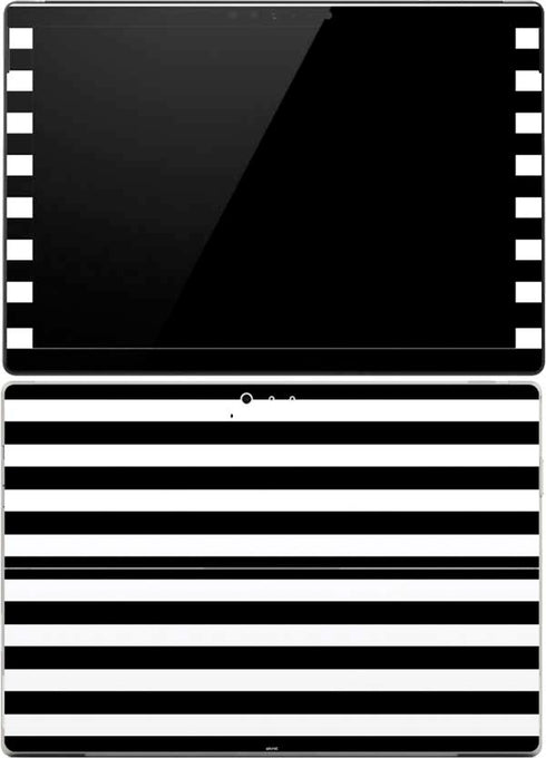 White and Black Stripes Surface Pro (2017) Skin