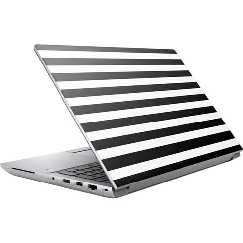 White and Black Stripes HP ZBook Fury 16 G10 Skin