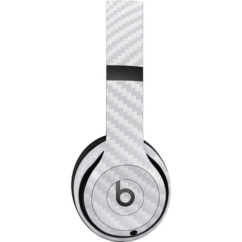 White Carbon Fiber Specialty Texture Material Beats Studio Pro Wireless Headphones Skin